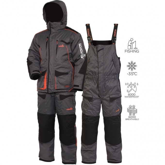 Костюм зимний NORFIN DISCOVERY GRAY 03 Р.l 451103-L