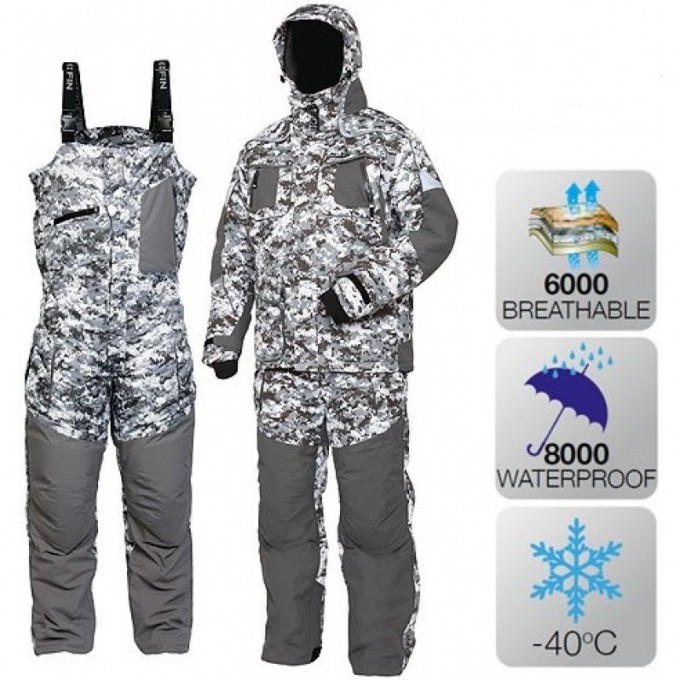 Костюм Зимний NORFIN EXPLORER CAMO 02 Р.m 340102-M